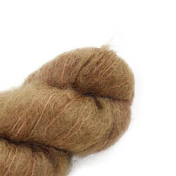 Cowgirl Blues Fluffy Mohair Solids Håndfarvet 39-Camel