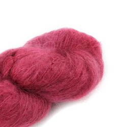 Cowgirl Blues Fluffy Mohair Solids Håndfarvet 24-Dusty Rose