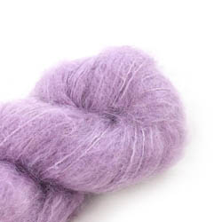 Cowgirl Blues Fluffy Mohair Solids Håndfarvet 33-Orchid Blush