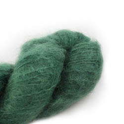 Cowgirl Blues Fluffy Mohair Solids Håndfarvet 13-Rainforest