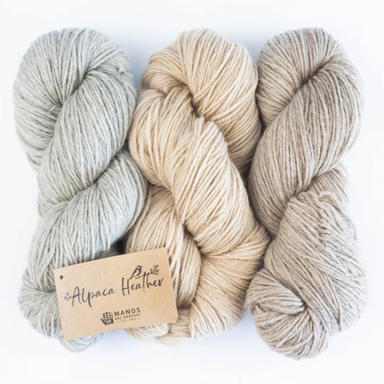 Manos del Uruguay Alpaca heather Naturel Teint à la main Grey