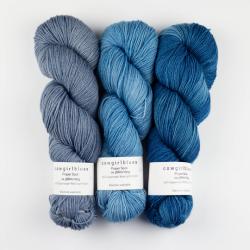 Cowgirl Blues Proper Sock solids 100g