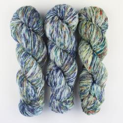 Cowgirl Blues Proper Sock gradient hand dyed 9 to 5