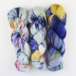 Cowgirl Blues Proper Sock gradient hand dyed Simply the Best