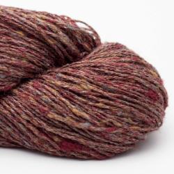 BC Garn Tussah Tweed discontinued colors on skein grey-Fantasie