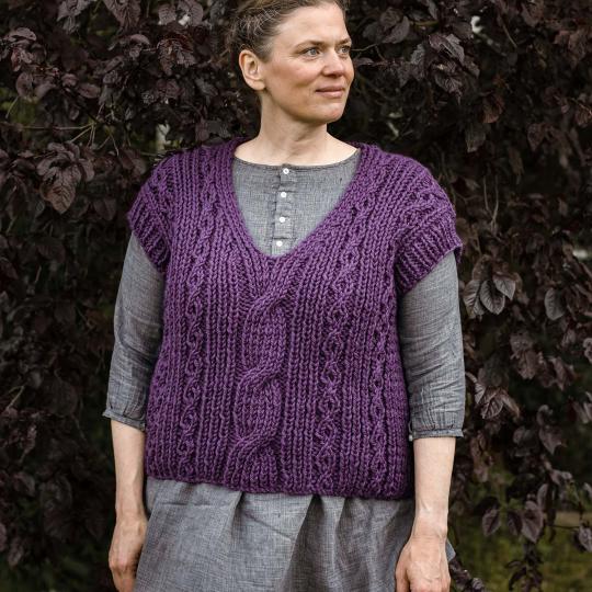 Erika Knight Pattern Ringmer Vest deutsch