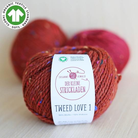 der kleine Strickladen Tweed Love 1 GOTS Naturweiss