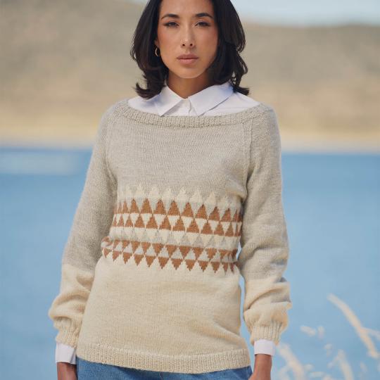 Amano Anleitung Alina Pullover deutsch