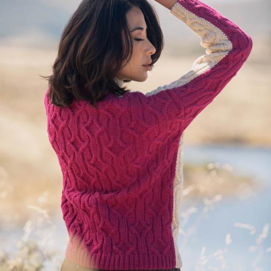 Amano Pattern Bianca Sweater deutsch