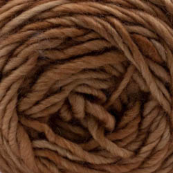 Cowgirl Blues Aran Single solids Håndfarvet Camel