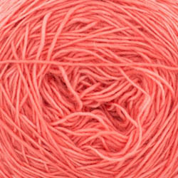 Cowgirl Blues Merino Single Lace solid hand dyed Ruby Grapefruit